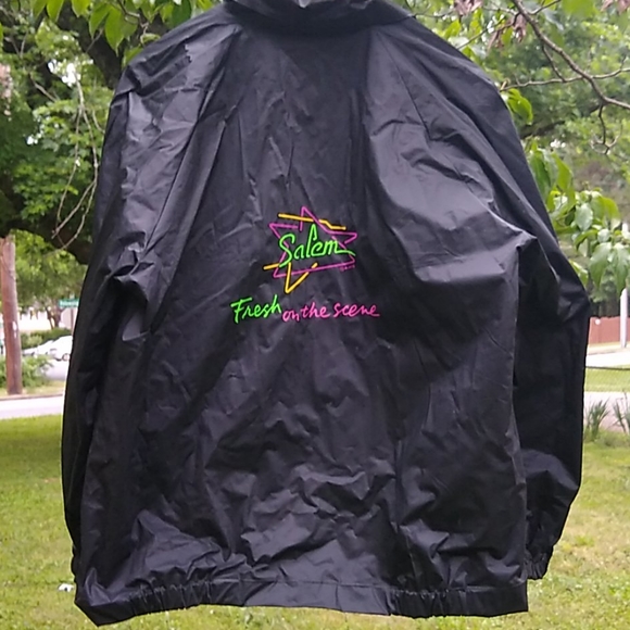 Vintage 90's PVC Salem Fresh On The Scene Jacket - Picture 3 of 3
